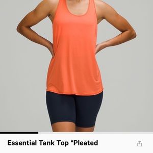Pink Lululemon racer back top